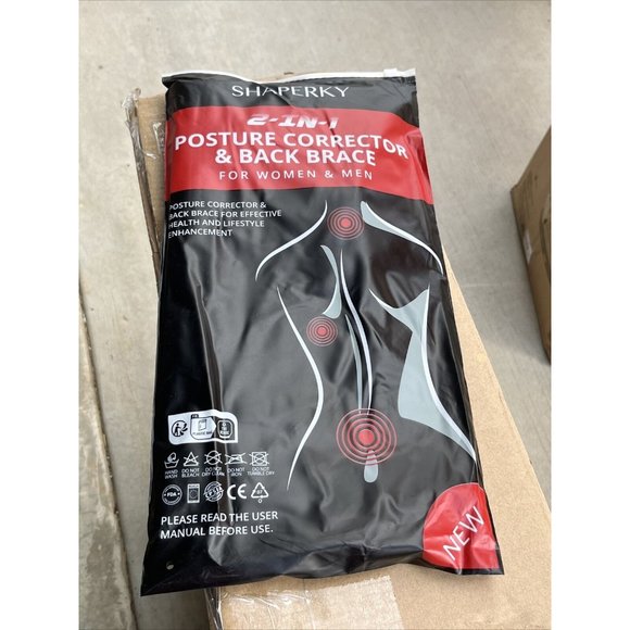 Back Brace and Posture Corrector Women Men Adjustable Lightweight Small Shaperky - Picture 7 of 8